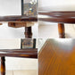 飛騨産業 HIDA オールドキツツキ 穂高シリーズ ダイニングテーブル オーバル 楕円型 天然木 オーク材 ダークブラウン W120cm ★