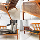 アクメファニチャー ACME Furniture ウィッカー ソファ WICKER SOFA 2P 2人掛け ハックベリー ラタン グレー USビンテージスタイル 定価149,600円 美品 ★