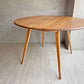 アーコール ERCOL ドロップリーフテーブル DROP LEAF TABLE ダイニングテーブル オーバルテーブル バタフライ エルム材 英国家具 ♪