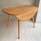 アーコール ERCOL ドロップリーフテーブル DROP LEAF TABLE ダイニングテーブル オーバルテーブル バタフライ エルム材 英国家具 ♪