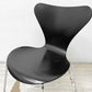 フリッツハンセン Fritz Hansen セブンチェア ブラックラッカー アルネ・ヤコブセン Arne Jacobsen スタッキングチェア デンマーク 北欧家具 C ●