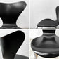 フリッツハンセン Fritz Hansen セブンチェア ブラックラッカー アルネ・ヤコブセン Arne Jacobsen スタッキングチェア デンマーク 北欧家具 B ●