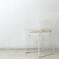 ノル Knoll 420 サイドチェア Side chair ダイニングチェア ワイヤーチェア ホワイト ハリーベルトイア Harry Bertoia ビンテージ ●