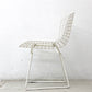 ノル Knoll 420 サイドチェア Side chair ダイニングチェア ワイヤーチェア ホワイト ハリーベルトイア Harry Bertoia ビンテージ ●