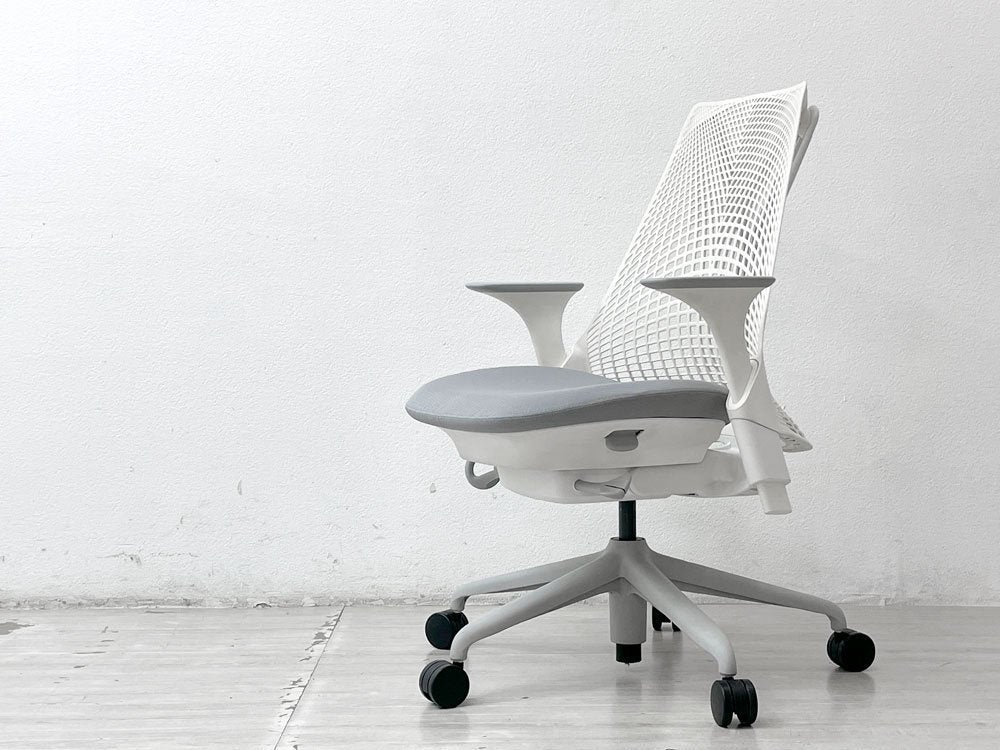 ハーマンミラー Herman Miller セイルチェア SAYL Chair フェザーグレー デスクチェア イヴ・ベアール ●