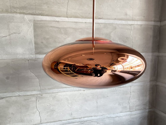 トムディクソン Tom Dixon コッパー ワイドペンダントライト Copper Wide Pendant 箱付 定価113,000円 コッパー 廃番 展示品 ♪