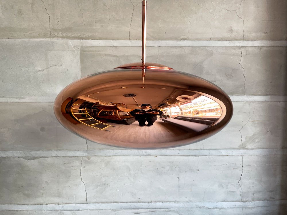 トムディクソン Tom Dixon コッパー ワイドペンダントライト Copper Wide Pendant 箱付 定価113,000円 コッパー 廃番 展示品 ♪