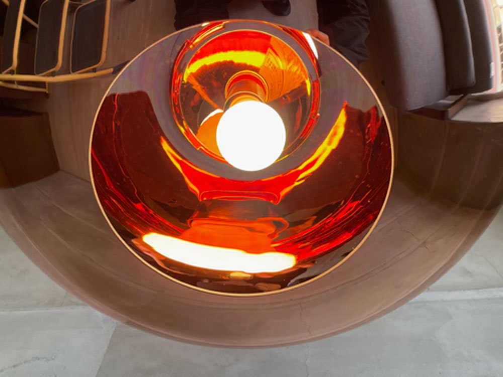 トムディクソン Tom Dixon コッパー ワイドペンダントライト Copper Wide Pendant 箱付 定価113,000円 コッパー 廃番 展示品 ♪