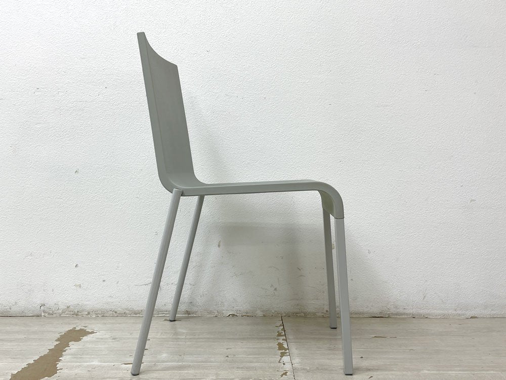 ヴィトラ vitra. ゼロスリー .03 ダイニングチェア スタッキングチェア マールテン・ヴァン・セーヴェレン Maarten Van Severen グレー D ●