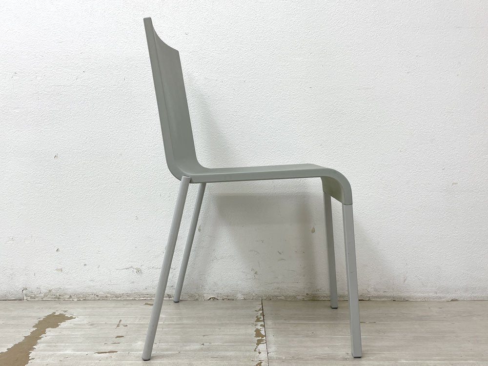 ヴィトラ vitra. ゼロスリー .03 ダイニングチェア スタッキングチェア マールテン・ヴァン・セーヴェレン Maarten Van Severen グレー C ●