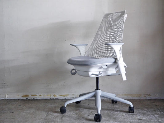 ハーマンミラー Herman Miller セイルチェア SAYL Chair フェザーグレー デスクチェア イヴ・ベアール スタジオホワイト ■