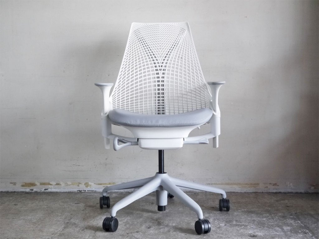 ハーマンミラー Herman Miller セイルチェア SAYL Chair フェザーグレー デスクチェア イヴ・ベアール スタジオホワイト ■