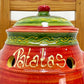 スペイン陶器 Spanish Pottery ベジタブルポット 野菜保存ポット H33cm グラナダ GRANADA購入品 民芸 ●