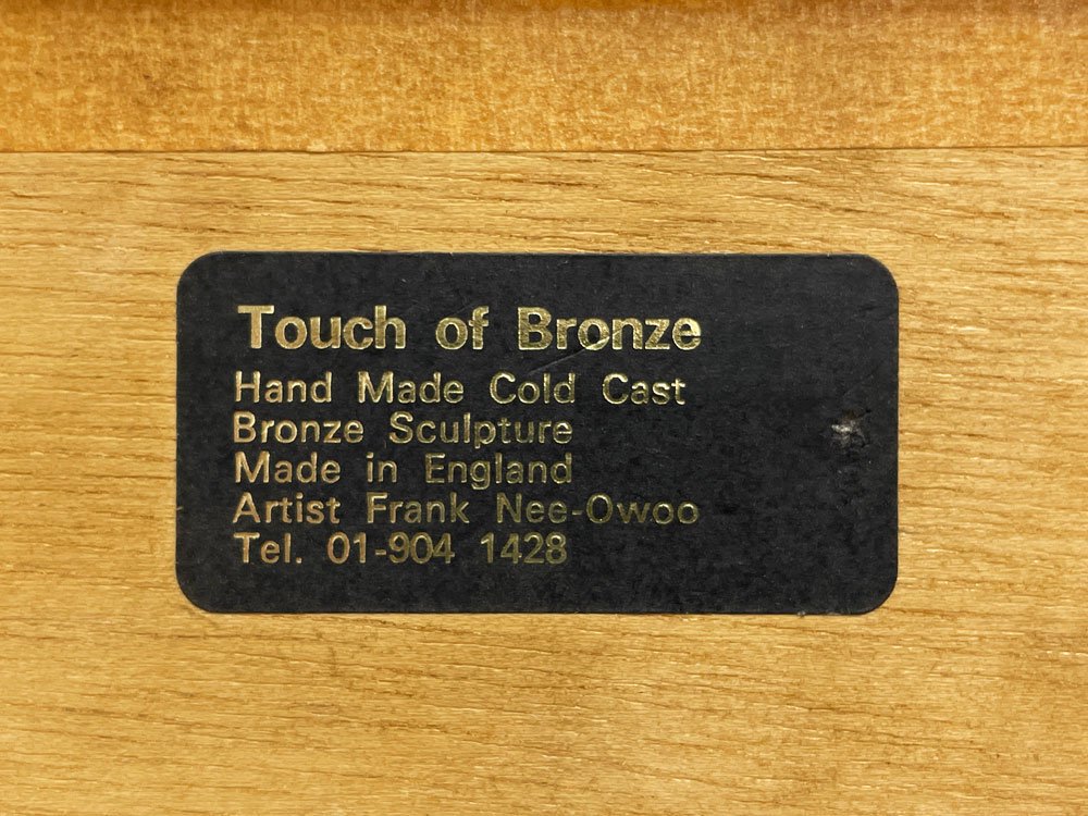 Touch of Bronze ブロンズ スカルプチャー 彫刻 ウォールアート フランシス・クワティ・ニーオ Francis Kwatei Nee-owoo  壁掛け レリーフ 額装品 ●