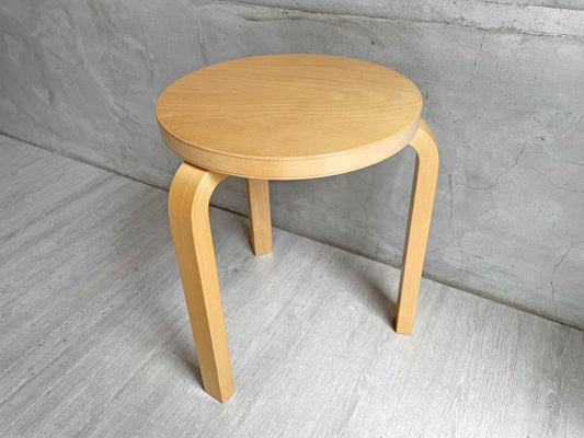 アルテック artek スツール60 Stool 60 バーチ材 3本脚 ナチュラル アルヴァ・アアルト 北欧 フィンランド 名作椅子 ♪