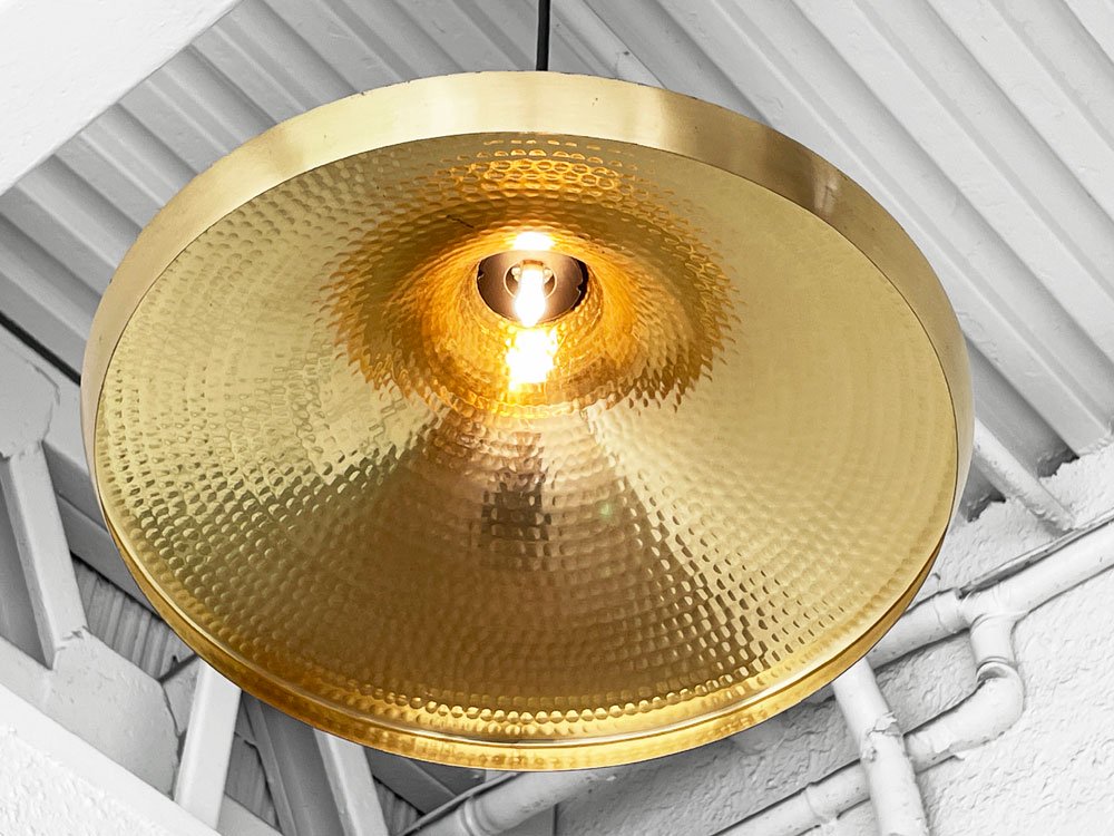 トム・ディクソン Tom Dixon ビートワイド BEAT WIDE ペンダントライト ブラス ゴールド 定価 \97,000- ◇