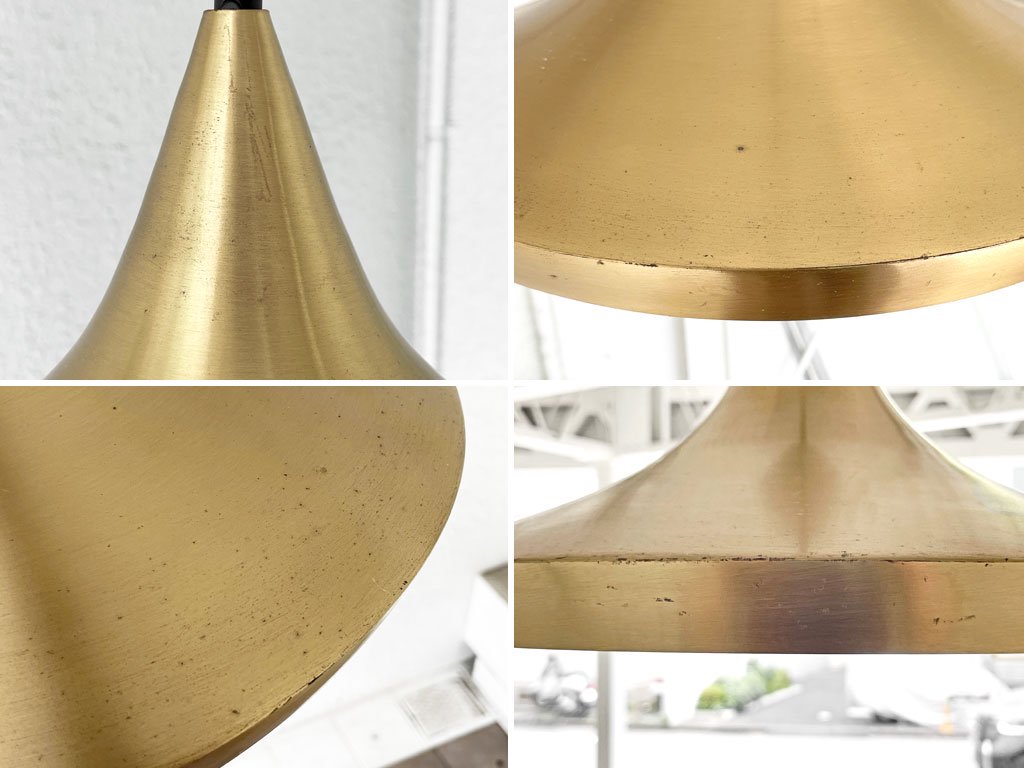 トム・ディクソン Tom Dixon ビートワイド BEAT WIDE ペンダントライト ブラス ゴールド 定価 \97,000- ◇