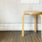 アルテック artek スツール60 Stool60 3本脚 バーチ材 ハニーステイン 90周年アニバーサリーステッカー付 定価￥47,300- ◎