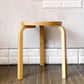 アルテック artek スツール60 Stool60 3本脚 バーチ材 ハニーステイン 90周年アニバーサリーステッカー付 定価￥47,300- ◎