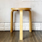 アルテック artek スツール60 Stool60 3本脚 バーチ材 ハニーステイン 90周年アニバーサリーステッカー付 定価￥47,300- ◎