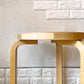 アルテック artek スツール60 Stool60 3本脚 バーチ材 ハニーステイン 90周年アニバーサリーステッカー付 定価￥47,300- ◎