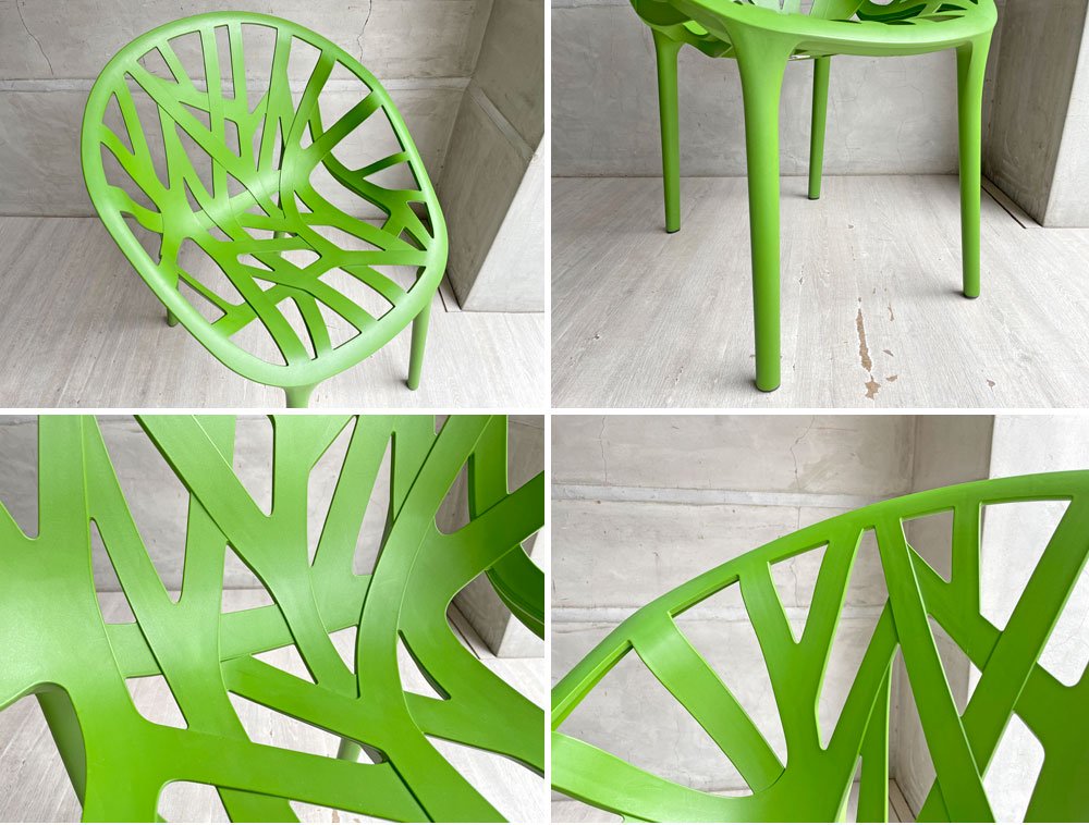 ヴィトラ Vitra ベジタル チェア Vegetal chair ダイニングチェア ロナン＆エルワン・ブルレック カクタスグリーン 定価￥52,920- ♪