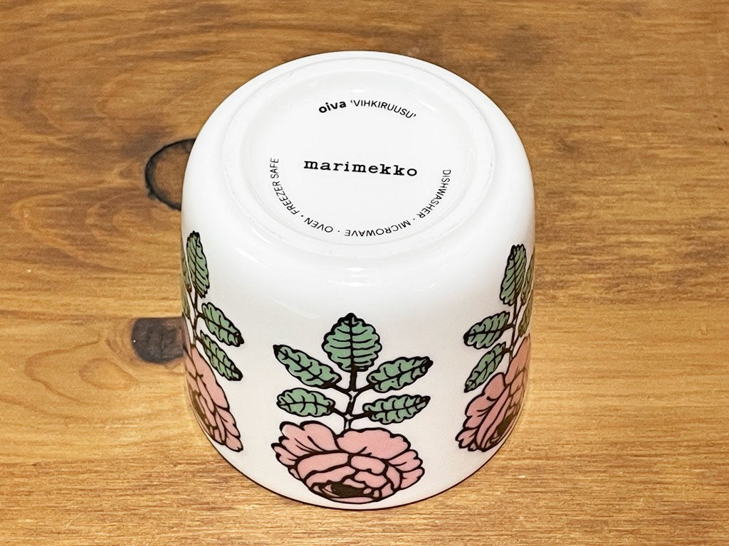 マリメッコ marimekko ヴィヒキルース VIHKIRUUSU ラテマグ ピンク マイヤ・イソラ Maija Isola 北欧食器 廃番 ◇