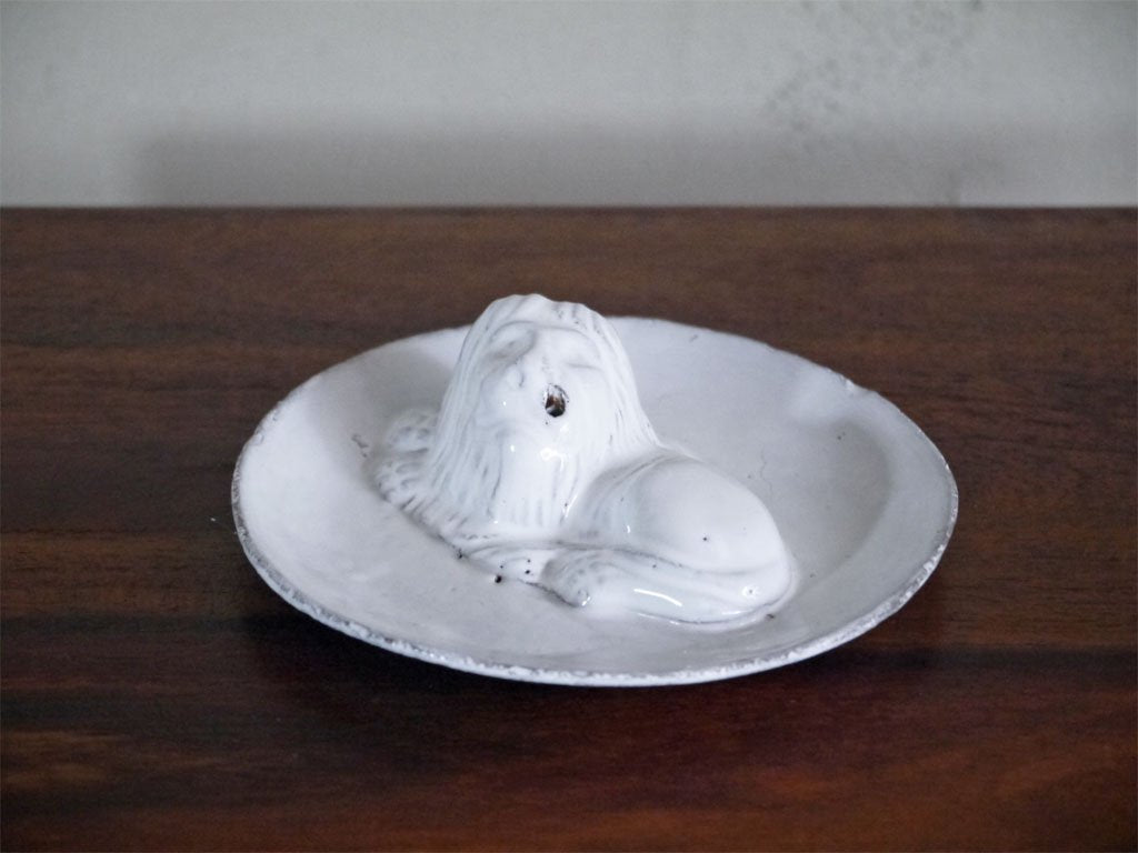 アスティエ・ド・ヴィラット Astier de Villatte インセンスホルダー ライオン お香立て Φ12cm ■