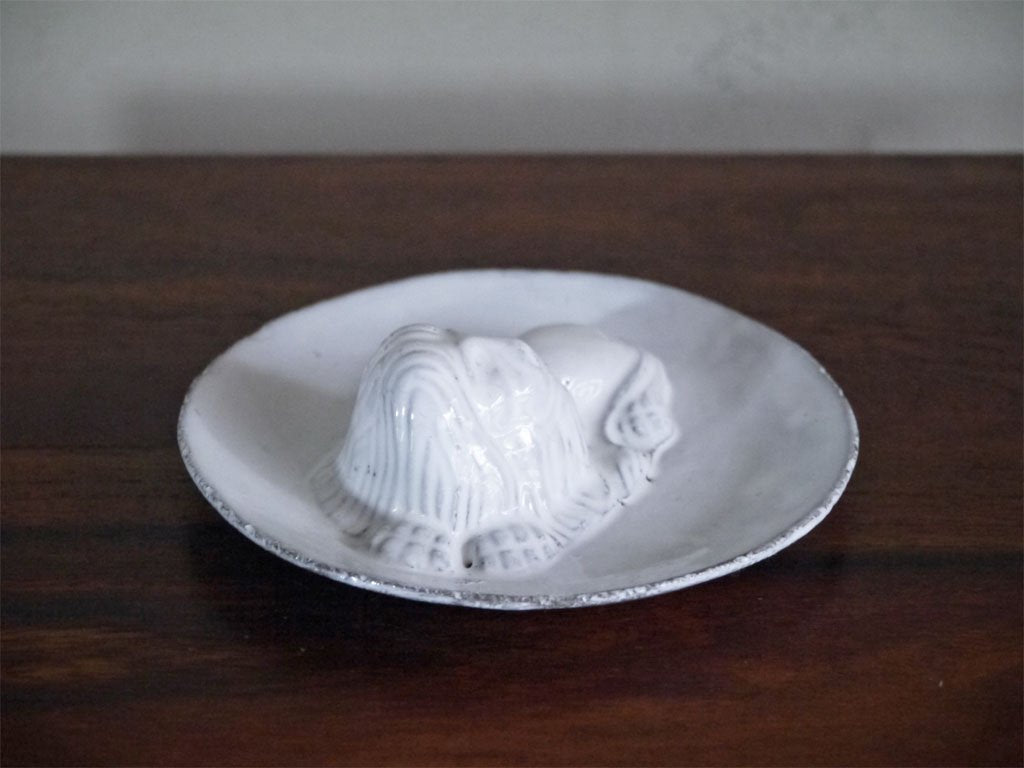 アスティエ・ド・ヴィラット Astier de Villatte インセンスホルダー ライオン お香立て Φ12cm ■