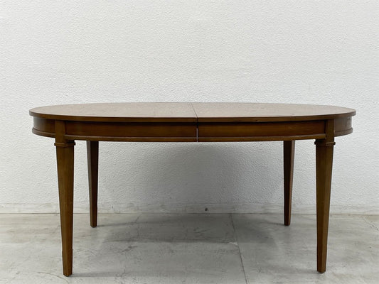 USビンテージ オーバル エクステンション ダイニングテーブル US Vintage OVAL EX Dining Table ヘリテイジデザイン 伸長板3枚付属 〓