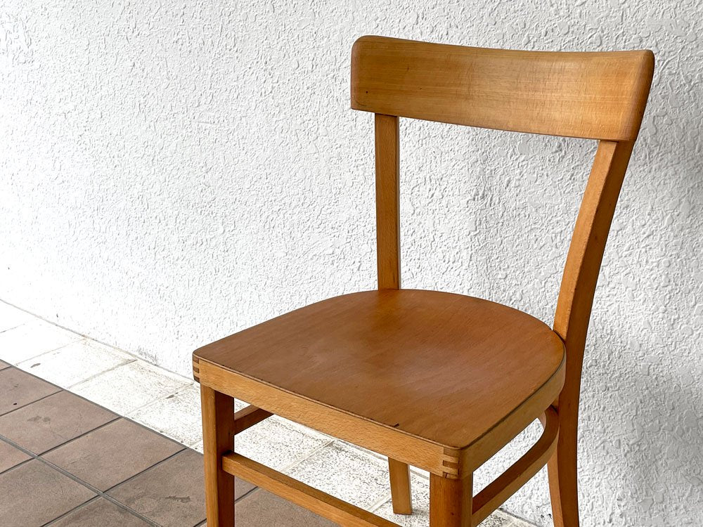 ヨーロッパビンテージ Vintage ビストロチェア Bistro Chair ダイニングチェア ベントウッド ナチュラル ユーゴスラビア ◇