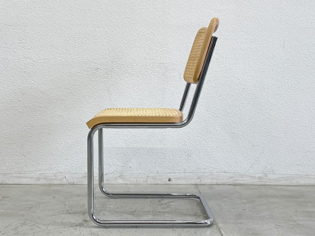 チェスカチェア Cesca Chair ダイニングチェア ラタン 籐 カンチレバー マルセルブロイヤー リプロダクト 〓