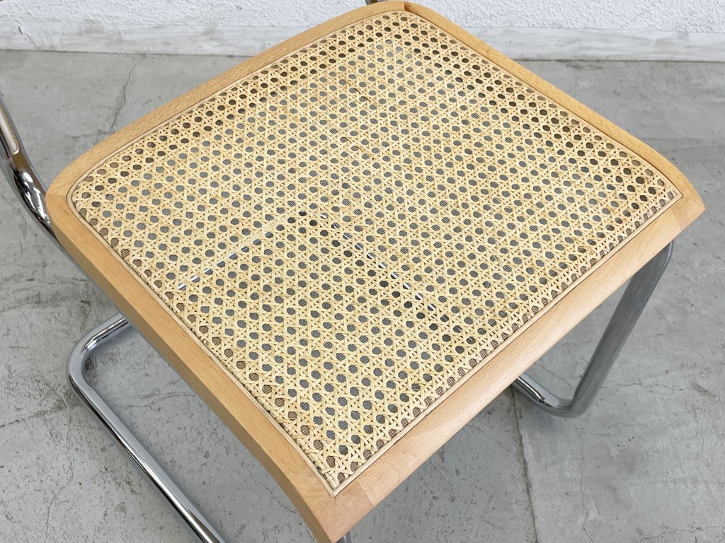 チェスカチェア Cesca Chair ダイニングチェア ラタン 籐 カンチレバー マルセルブロイヤー リプロダクト 〓