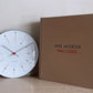 アルネヤコブセン ARNE JACOBSEN バンカーズクロック Wall Clock Bankers 290mm 掛け時計 ウォール クロック ローゼンダール ROSENDAHL 美品 ■