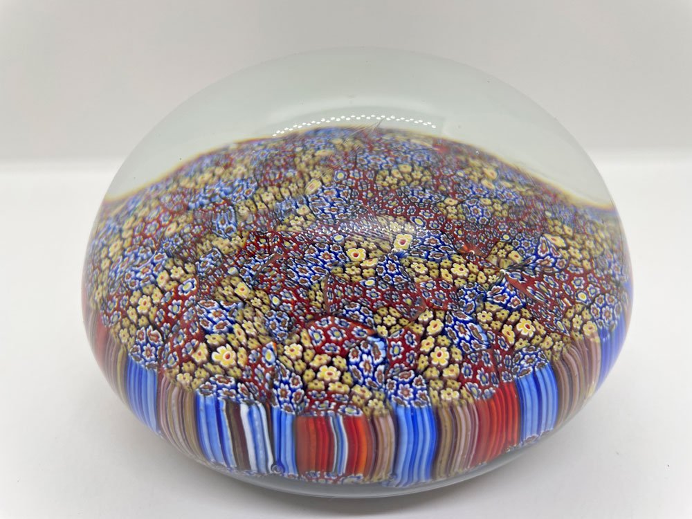 ムラーノガラス Murano Glass ペーパーウエイト ベネチアングラス イタリア 工芸品 希少 ♪