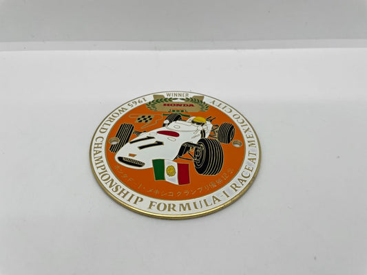 ホンダ HONDA 1965 F1 メキシコグランプリ 優勝記念 カーバッジ グリルバッジ ビンテージ 非売品 希少 ♪