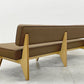 イデー IDEE ソリッドベンチ SOLID BENCH 3シーターソファ 長椅子 ブラウンファブリック アッシュ材フレーム 受注生産 定価￥185,900～ 〓