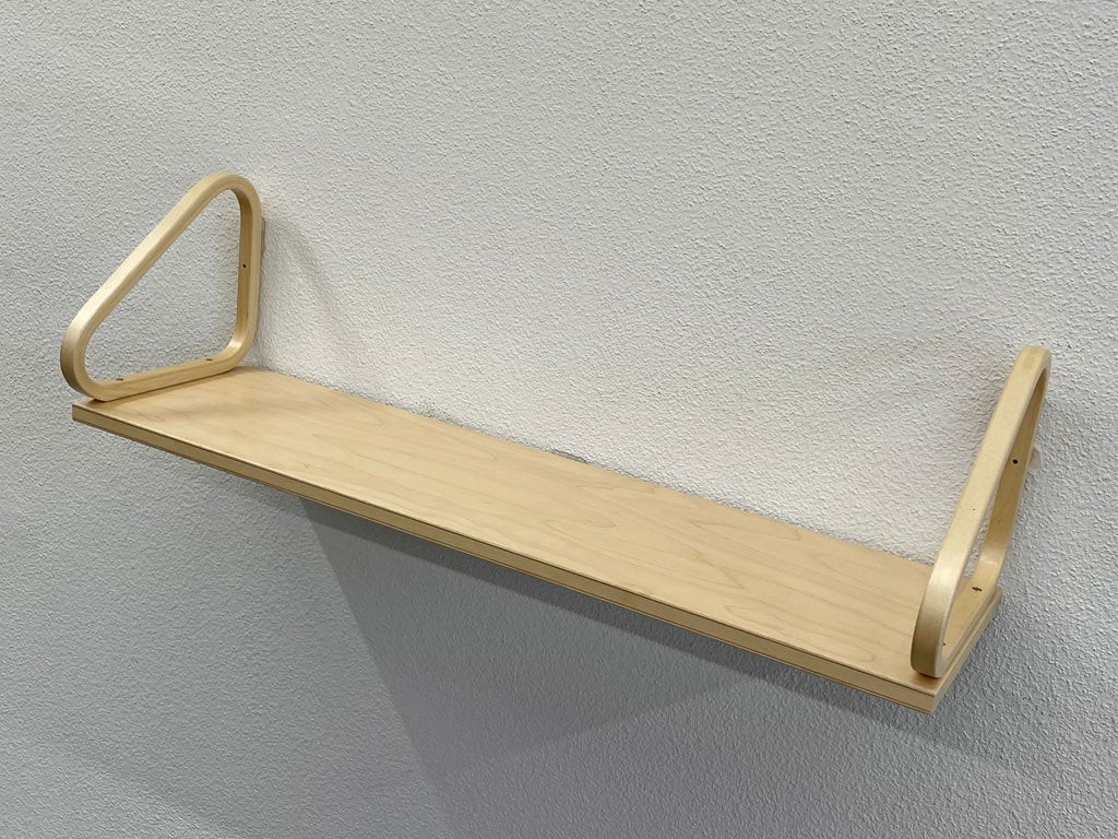 アルテック artek ウォールシェルフ 112B Wall shelf アルヴァ・アアルト 曲木 壁付け棚 壁面家具 バーチ 美品 フィンランド 北欧家具 〓