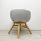 モモナチュラル Momo Natural モールドラウンドチェア MOLD ROUND M-ROUND CHAIR SO ダイニングチェア アルダー材 カバーリング 回転式 定価￥45,000- ●