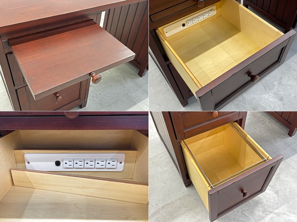 ポッタリーバーン Pottery Barn ティーンビーズボード スマートディバイダーデスク Teen Beadboard Smart Divider Desk〓