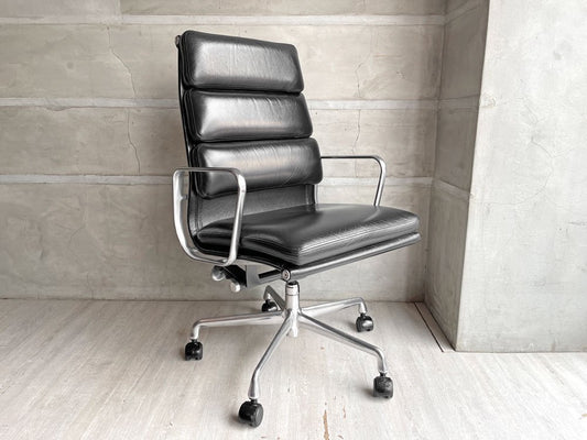 ハーマンミラー Herman Miller ソフトパッドグループ エグゼクティブチェア ハイバック イームズ 5スターベース C&Rイームズ  ミッドセンチュリー ♪