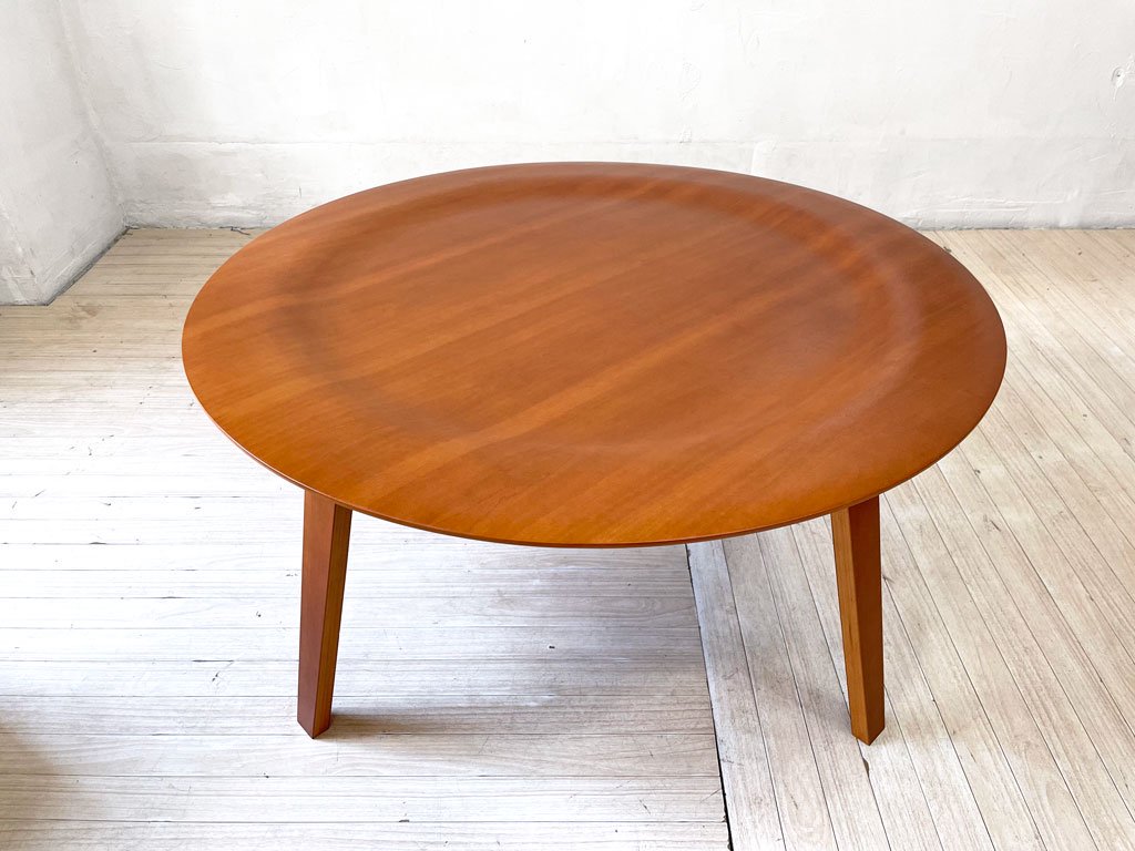 ハーマンミラー Herman Miller イームズ プライウッド コーヒーテーブル ウッドレッグ CTW Eames plywood coffee table チェリー材 イームズ 廃番希少 ★