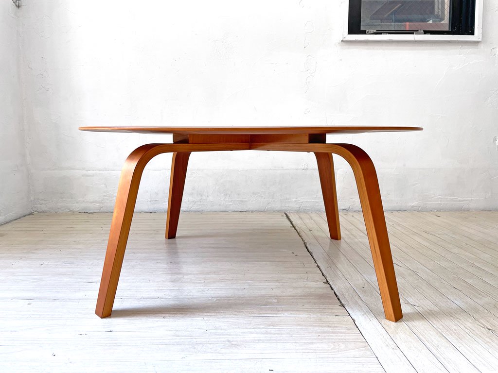 ハーマンミラー Herman Miller イームズ プライウッド コーヒーテーブル ウッドレッグ CTW Eames plywood coffee table チェリー材 イームズ 廃番希少 ★