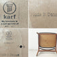 デンマークビンテージ Danish Vintage チーク材 ダイニングチェア ファブリックシート カーフ Karf購入品 北欧家具 ●