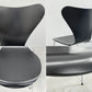 フリッツハンセン Fritz Hansen セブンチェア ダイニングチェア ブラック ラッカー再塗装 アルネ・ヤコブセン デンマーク スタッキングチェア C 〓