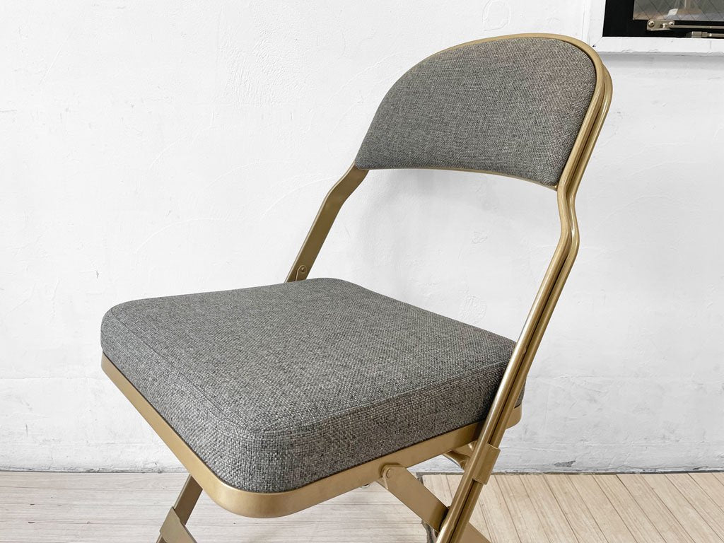 クラリン CLARIN フォールディングチェア FOLDING CHAIR フルクッション 折り畳み フレーヘザー US家具 P.F.S.取扱 定価￥30,800- ★