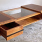 アクメファニチャー ACME Furniture ジェティ コーヒー テーブル JETTY COFFEE TABLE ガラストップ 抽斗2杯 ビンテージスタイル ■