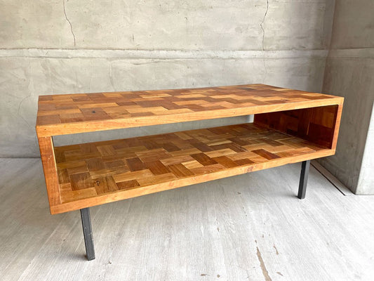 アクメファニチャー ACME Furniture トロイ コーヒーテーブル TROY COFFEE TABLE ローテーブル 古材 × スチール 定価\54,670-♪