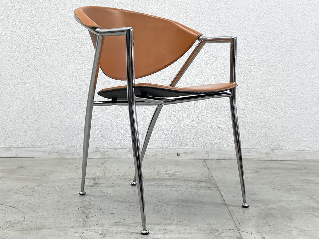 カリガリス Calligaris チクラディ CICLADI ダイニングチェア アームチェア イタリアンモダン 本革レザー B〓