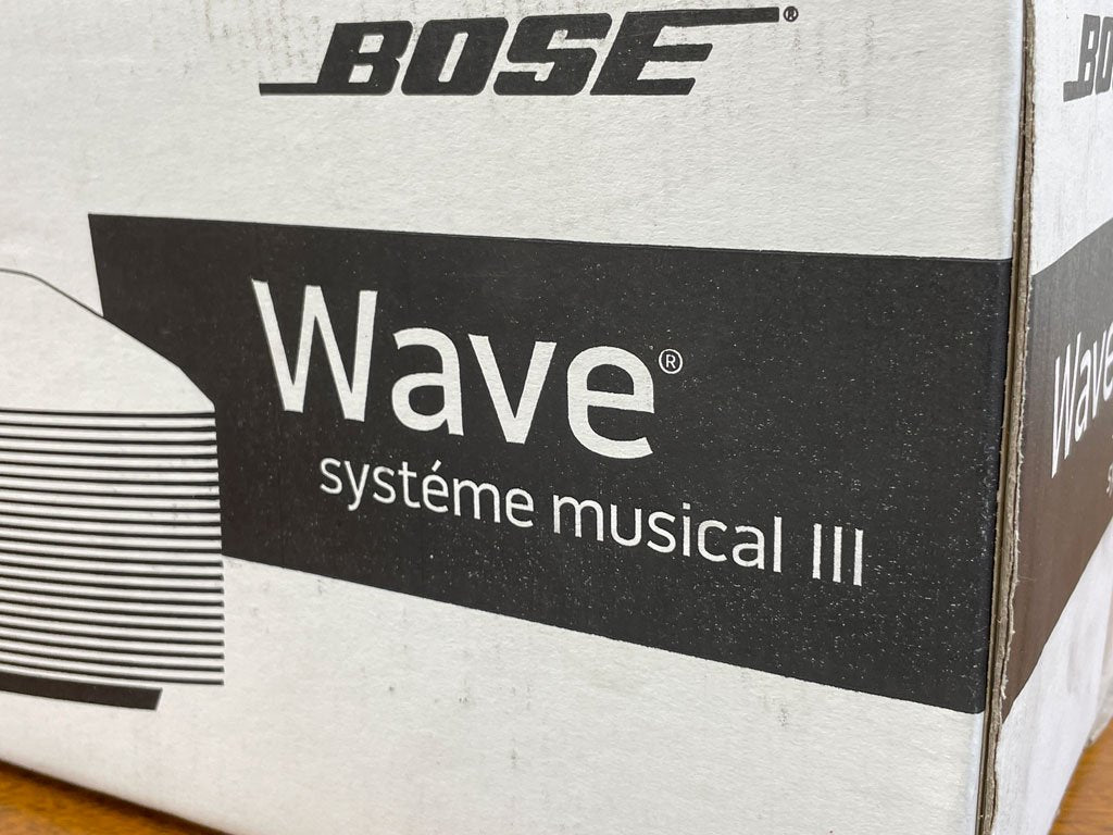 ボーズ BOSE ウェーブミュージックシステム3 Wave Music System Ⅲ+専用ガラス台座 タッチセンサー CD/ラジオ 未使用保管品 動作確認済 〓